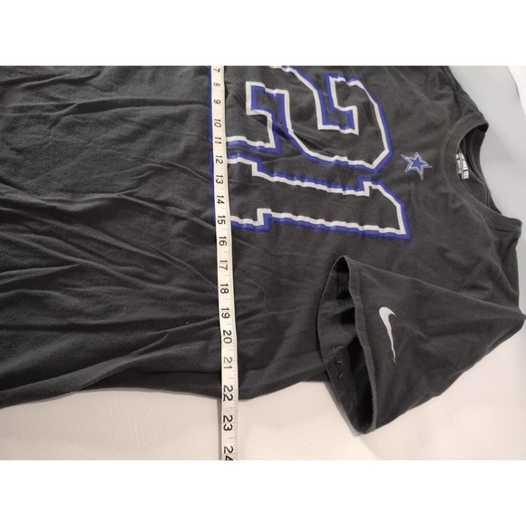 NIKE DALLAS COWBOYS Zeke Elliot T-Shirt 21 Mens Large Grey - Picture 5 of 6